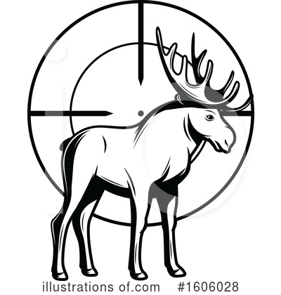 Moose Clipart #1606028 by Vector Tradition SM