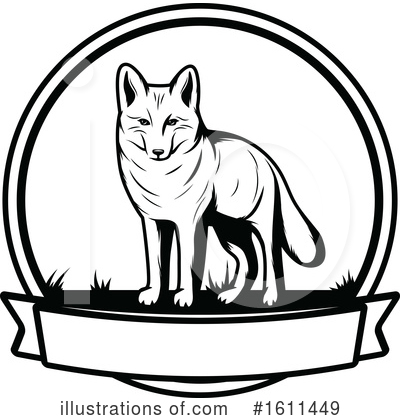 Wolf Clipart #1611449 by Vector Tradition SM