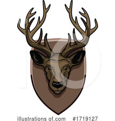 Deer Clipart #1719127 by Vector Tradition SM