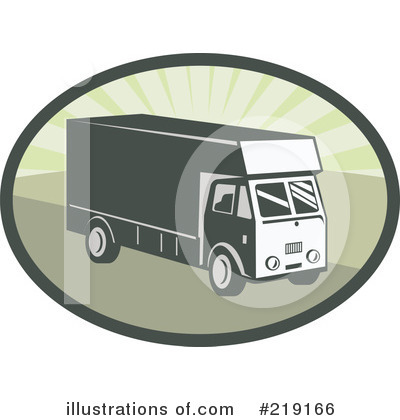 Delivery Van Clipart #219166 by patrimonio