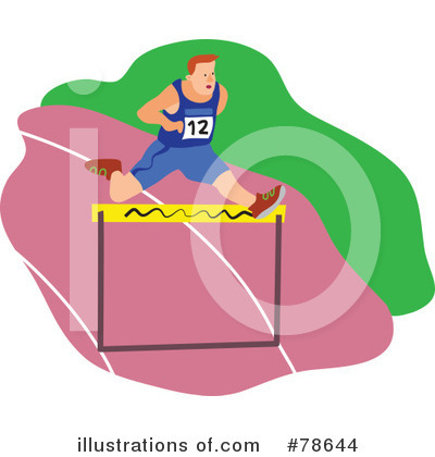 Royalty-Free (RF) Hurdle Clipart Illustration by Prawny - Stock Sample #78644