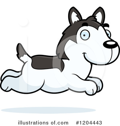 Royalty-Free (RF) Husky Clipart Illustration by Cory Thoman - Stock Sample #1204443