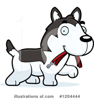 Royalty-Free (RF) Husky Clipart Illustration by Cory Thoman - Stock Sample #1204444
