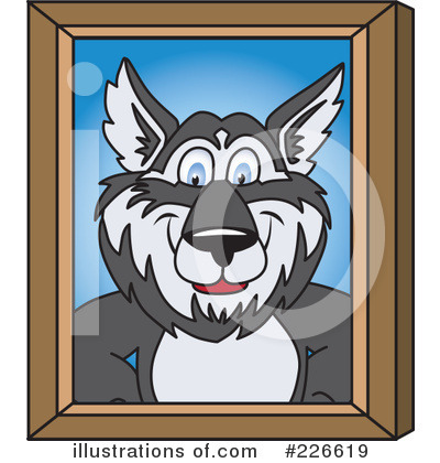 Husky Mascot Clipart #226619 by Toons4Biz