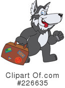 Husky Mascot Clipart #226635 by Mascot Junction