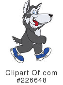 Husky Mascot Clipart #226648 by Mascot Junction