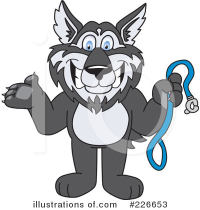 Husky Mascot Clipart #226653 by Toons4Biz