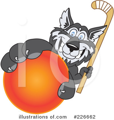 Husky Mascot Clipart #226662 by Toons4Biz