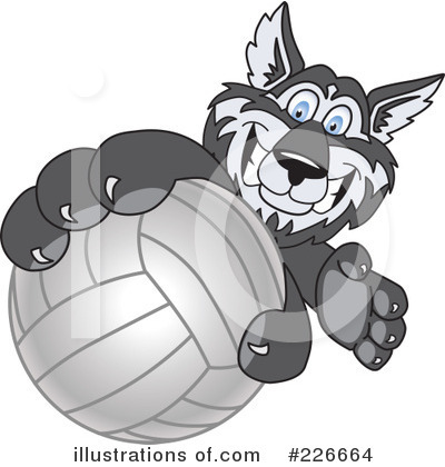 Husky Mascot Clipart #226664 by Toons4Biz