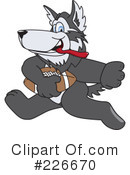 Husky Mascot Clipart #226670 by Mascot Junction