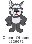 Husky Mascot Clipart #226672 by Mascot Junction