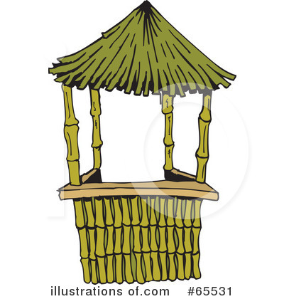 Royalty-Free (RF) Hut Clipart Illustration by Dennis Holmes Designs - Stock Sample #65531