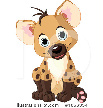 Royalty-Free (RF) Hyena Clipart Illustration by Pushkin - Stock Sample #1056354