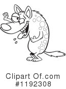Hyena Clipart #1192308 by toonaday