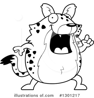 Royalty-Free (RF) Hyena Clipart Illustration by Cory Thoman - Stock Sample #1301217