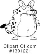 Hyena Clipart #1301221 by Cory Thoman