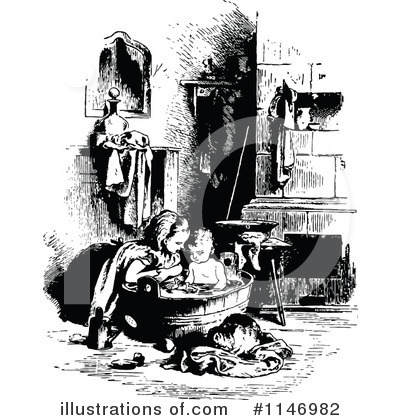 Royalty-Free (RF) Hygiene Clipart Illustration by Prawny Vintage - Stock Sample #1146982