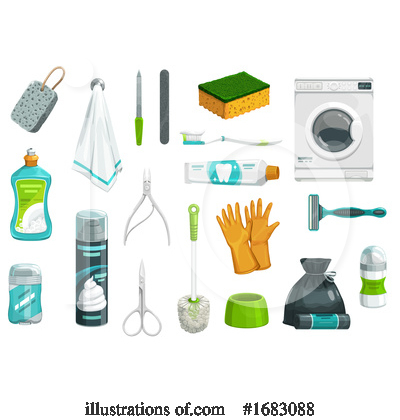Washing Machine Clipart #1683088 by Vector Tradition SM