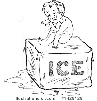 Royalty-Free (RF) Ice Clipart Illustration by Prawny Vintage - Stock Sample #1429129