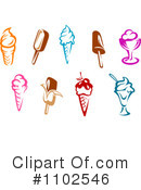 Ice Cream Clipart #1102546 by Vector Tradition SM