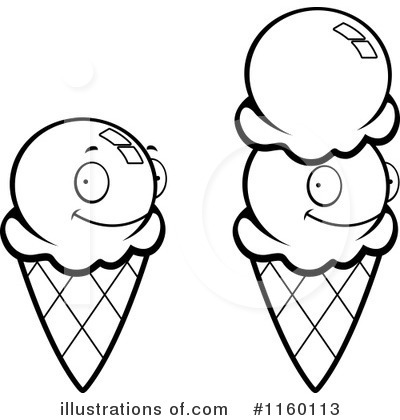 Royalty-Free (RF) Ice Cream Clipart Illustration by Cory Thoman - Stock Sample #1160113