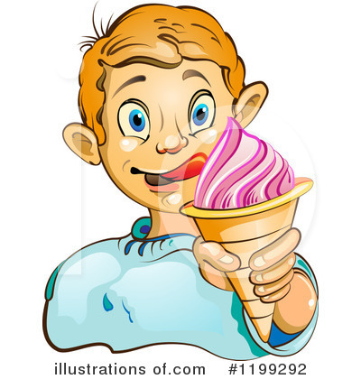 Waffle Ice Cream Cone Clipart #1199292 by merlinul