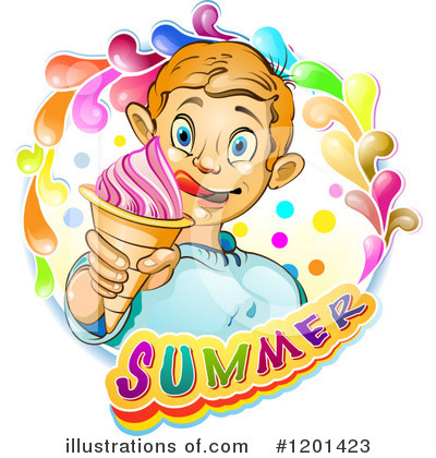 Royalty-Free (RF) Ice Cream Clipart Illustration by merlinul - Stock Sample #1201423