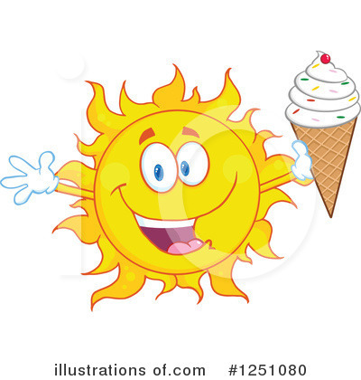 Royalty-Free (RF) Ice Cream Clipart Illustration by Hit Toon - Stock Sample #1251080