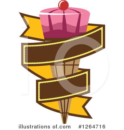 Ice Cream Cone Clipart #1264716 by Vector Tradition SM