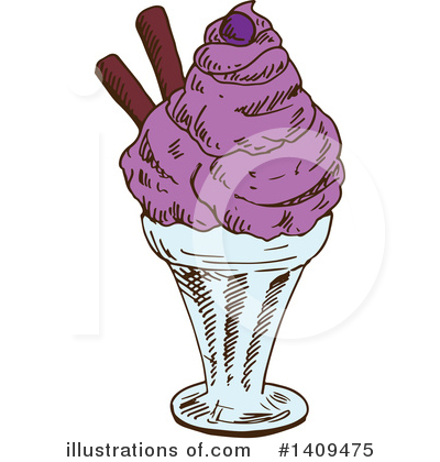 Royalty-Free (RF) Ice Cream Clipart Illustration by Vector Tradition SM - Stock Sample #1409475
