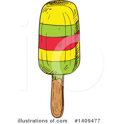 Popsicle Clipart #1409477 by Vector Tradition SM