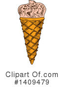 Ice Cream Clipart #1409479 by Vector Tradition SM