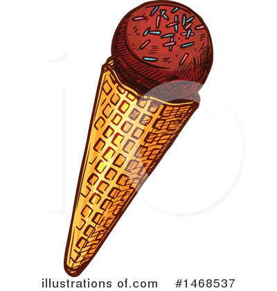 Royalty-Free (RF) Ice Cream Clipart Illustration by Vector Tradition SM - Stock Sample #1468537