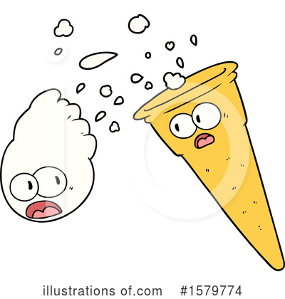 Royalty-Free (RF) Ice Cream Clipart Illustration by lineartestpilot - Stock Sample #1579774