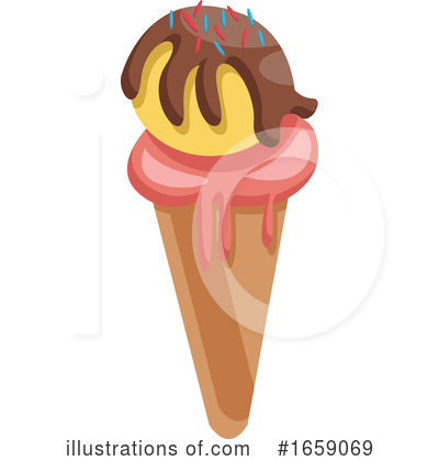 Royalty-Free (RF) Ice Cream Clipart Illustration by Morphart Creations - Stock Sample #1659069
