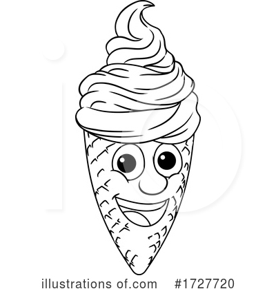Royalty-Free (RF) Ice Cream Clipart Illustration by AtStockIllustration - Stock Sample #1727720