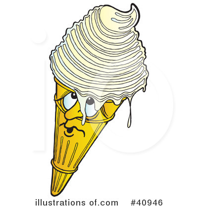 Royalty-Free (RF) Ice Cream Clipart Illustration by Snowy - Stock Sample #40946