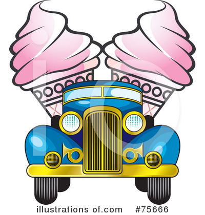 Royalty-Free (RF) Ice Cream Clipart Illustration by Lal Perera - Stock Sample #75666