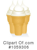 Ice Cream Cone Clipart #1059306 by elaineitalia
