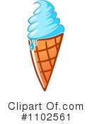 Ice Cream Cone Clipart #1102561 by Vector Tradition SM