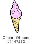 Ice Cream Cone Clipart #1147282 by lineartestpilot
