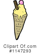 Ice Cream Cone Clipart #1147293 by lineartestpilot