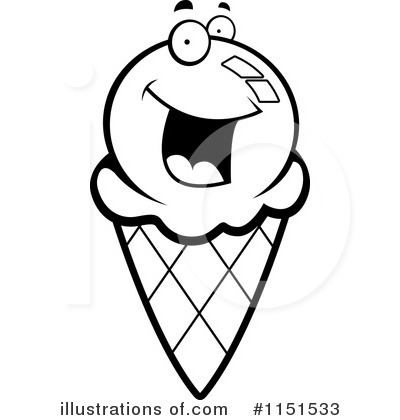 Ice Cream Cone Clipart #1151533 by Cory Thoman