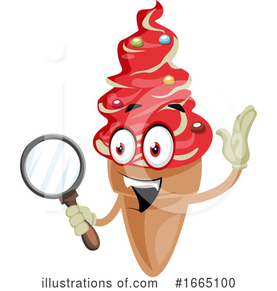 Royalty-Free (RF) Ice Cream Cone Clipart Illustration by Morphart Creations - Stock Sample #1665100
