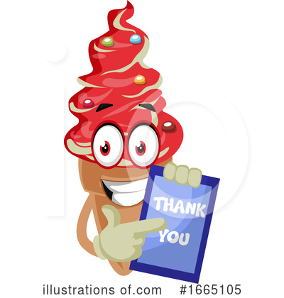 Royalty-Free (RF) Ice Cream Cone Clipart Illustration by Morphart Creations - Stock Sample #1665105