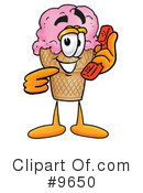 Ice Cream Cone Clipart #9650 by Mascot Junction