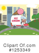 Ice Cream Truck Clipart #1253349 by Hit Toon