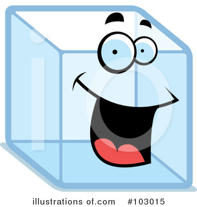 Royalty-Free (RF) Ice Cube Clipart Illustration by Cory Thoman - Stock Sample #103015