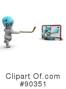 Ice Hockey Clipart #90351 by KJ Pargeter