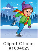 Ice Skating Clipart #1084829 by visekart